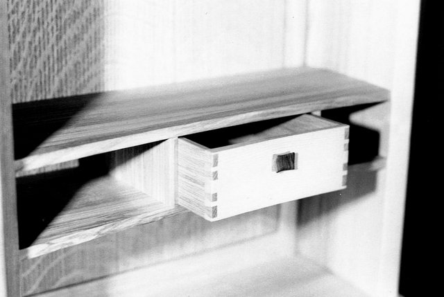 Shelf and Drawer (BW)